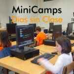 minicamps, tecnología, niños, clase, colegio, sede