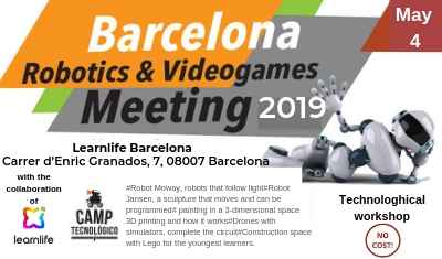 Barcelona 2019 Robotics&Videogames Meeting